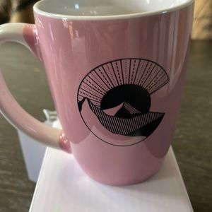 New Pink Colorado mountains and sun mug